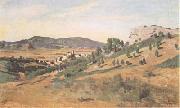 Jean Baptiste Camille  Corot, Olevano Romano (mk11)